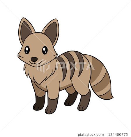 Illustration of Cartoon Animal Clipart Design 124400775