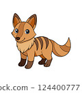 Illustration of Cartoon Animal Clipart Design 124400777