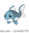 Illustration of Cartoon Animal Clipart Design 124400779