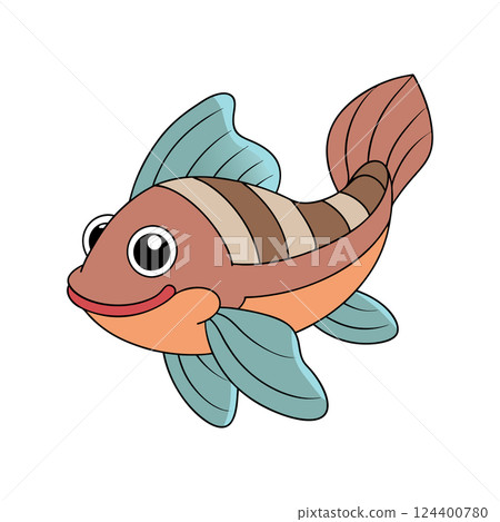 Illustration of Cartoon Animal Clipart Design 124400780
