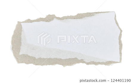 white paper ripped torn isolated on white background white paper ripped torn isolated on white background 124401190
