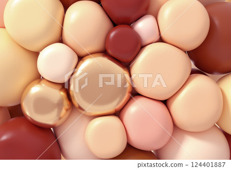 Abstract background with pink soft balls Abstract background with pink soft balls 124401887