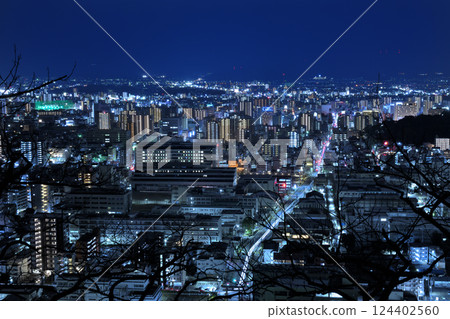 Matsuyama city night view Matsuyama city night view 124402560
