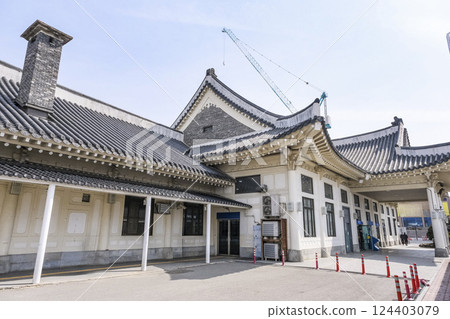 全州站，具有韓國傳統建築風格 124403079
