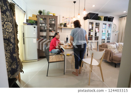 Relaxing at Home Relaxing at Home 124403315