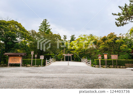 Ise Jingu Shrine Omotesando Fire Bridge 124403736
