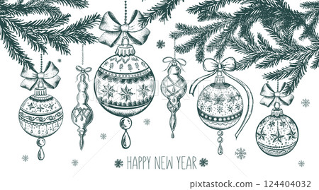 christmas, vector, xmas 124404032