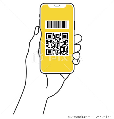 智慧型手機上的電子支付插圖 智慧型手機上的電子支付插圖 124404152