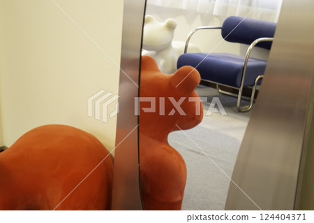 Coffee shop interior vintage style in Thailand 124404371