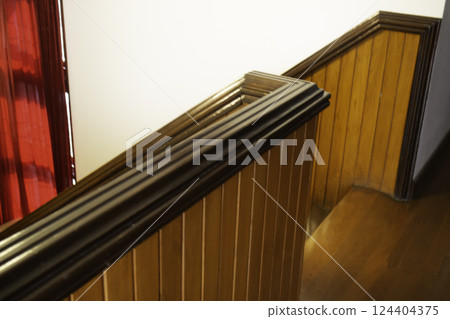 Coffee shop interior vintage style in Thailand 124404375