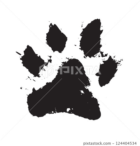 silhouette, vector, map 124404534