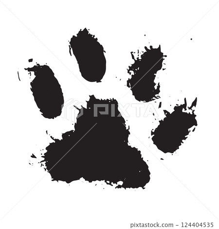 silhouette, vector, map 124404535
