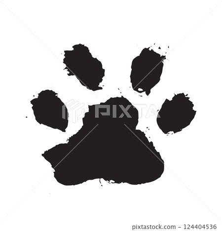 silhouette, vector, map 124404536