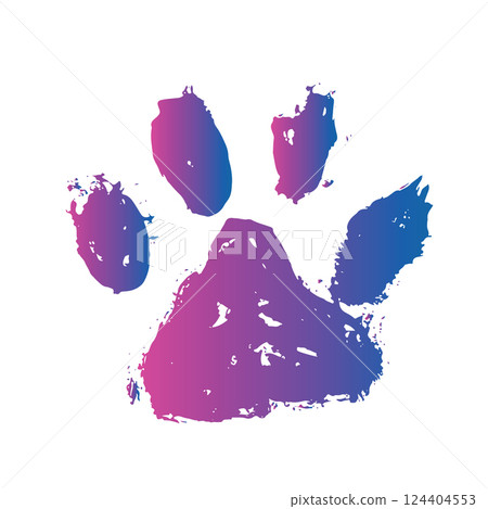 footprint, vector, map 124404553