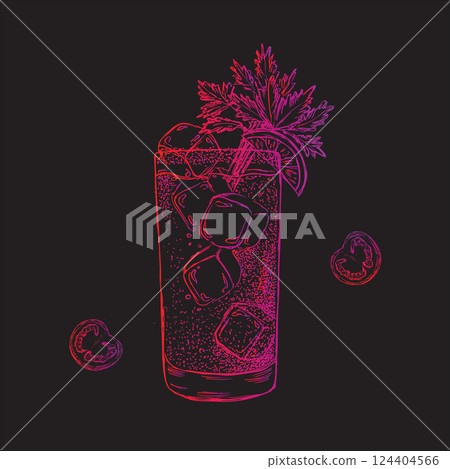 glass, splash, vector 124404566