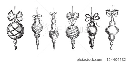 christmas, decoration, vector 124404582