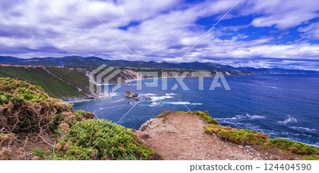 Vidio Cliffs Path, Spain 124404590