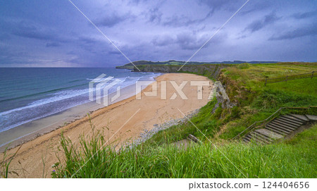 Langre Beach, Spain Langre Beach, Spain 124404656