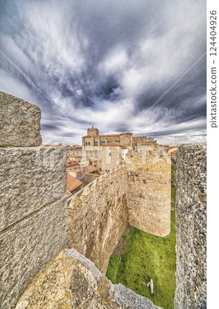 City View from Walls of Avila, Spain 124404926