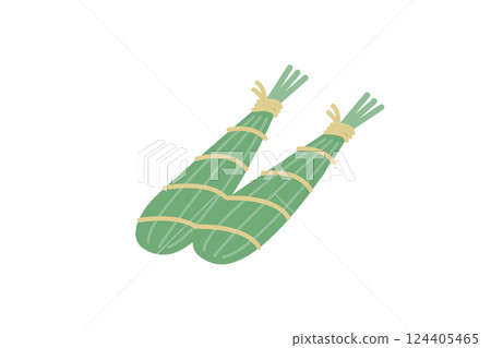 Cute rice dumpling vector illustration Cute rice dumpling vector illustration 124405465