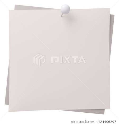 3D 背景材料_圖釘_紙_米色 124406297