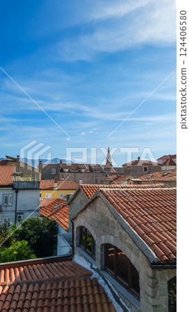 Budva, Montenegro, aerial view 124406580