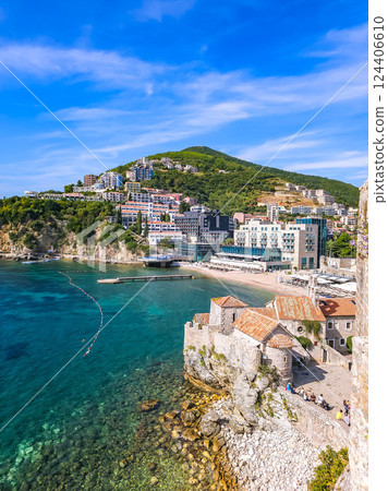 Budva, Montenegro, aerial view 124406610