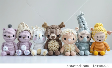 Explore our charming, hand-crocheted amigurumi animals, crafted to bring joy and warmth to any space. 124406800