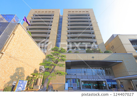Scenery of Takamatsu City Hall in Takamatsu City, Kagawa Prefecture 124407027