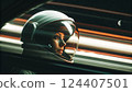 Tranquil Moment of a Space Traveler 124407501
