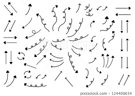 Cute arrow set variations 124408634