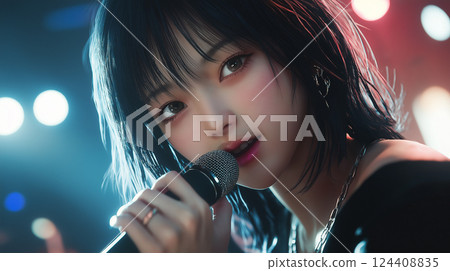偶像在舞台上唱歌 偶像在舞台上唱歌 124408835
