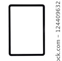 Minimalist Tablet Mockup with Blank Screen for Design and Presentation 124409632
