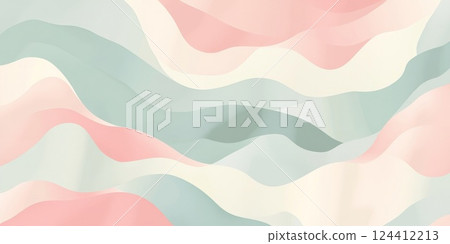 柔和色彩下的抽象波浪紋之美 124412213