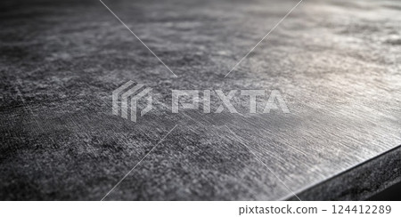 光滑表面的特寫突顯了金屬的質感 124412289