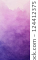 美麗的紫色水彩畫，描繪奇妙的風景和大自然 124412375
