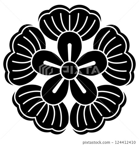 這是一個家族徽章。它的名字叫葛藤花。 這是一個家族徽章。它的名字叫葛藤花。 124412410