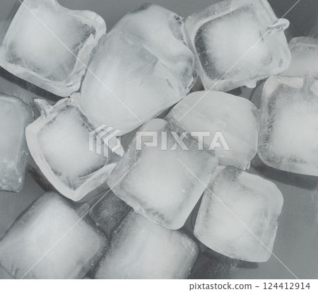 Group of ice cube Group of ice cube 124412914