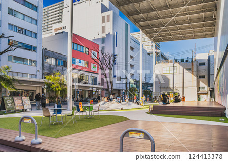 Winter cityscape of Shizuoka City (Shizuoka Prefecture) 124413378
