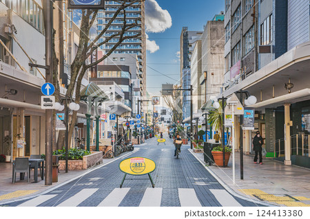 Winter cityscape of Shizuoka City (Shizuoka Prefecture) 124413380