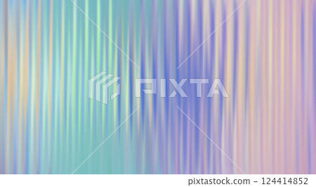 Vector Blurred holographic gradient background. Ribbed glass texture. 124414852