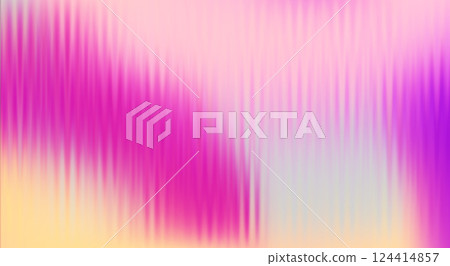Vector Blurred holographic gradient background. Ribbed glass texture. 124414857