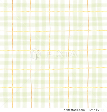 Gold Sage Green Plaid Gingham Hand Drawn Background Pattern Overlay Gold Sage Green Plaid Gingham Hand Drawn Background Pattern Overlay 124415113