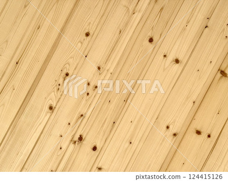 Wooden background light brown wooden wall with wood grain texture. Wood texture. Wooden planks wall background 124415126