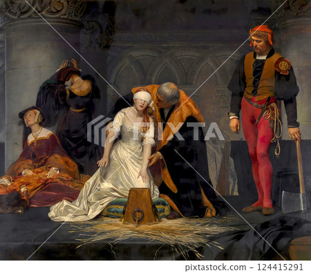 Paul Delaroche Execution of Lady Jane Gray 124415291