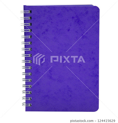 Spiral personal notebook colorful isolated on the white background Spiral personal notebook colorful isolated on the white background 124415629