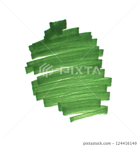 Sketch paint stroke line colorful art element isolated on the white background Sketch paint stroke line colorful art element isolated on the white background 124416149