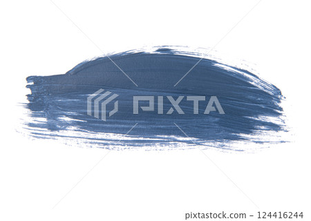 Sketch paint stroke line colorful art element isolated on the white background 124416244