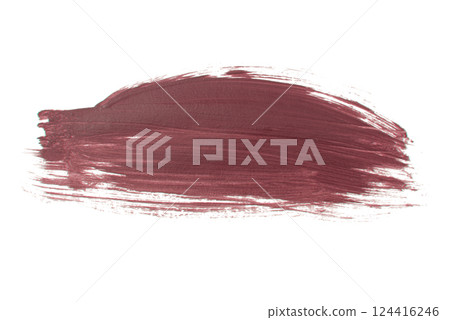 Sketch paint stroke line colorful art element isolated on the white background 124416246