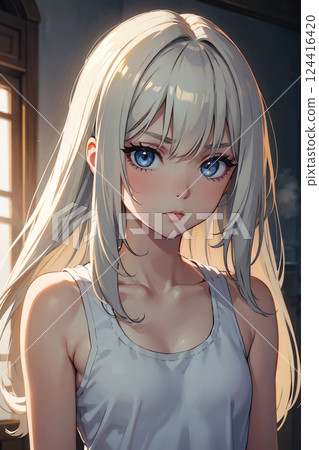 白人女孩 124416420